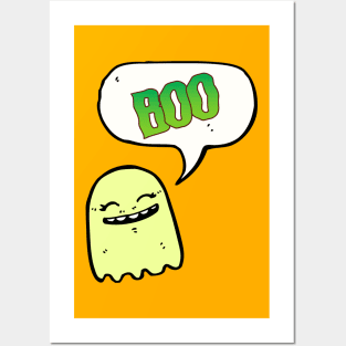 Cute Boo Ghost Posters and Art